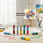 Personalized DOMS Glitter Colour Set (6 Shades, 5.5 ml Each) | Love Craft Gifts