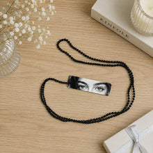 Personalized Eye Photo Acrylic Pendant Necklace | Gift for Couples, Friends & Loved Ones