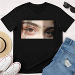 Personalized Eye Photo T-Shirt – Custom Eye Photo Printed T-Shirt for Men & Women (Black / White) | Love Craft Gifts