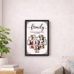 Personalized Family Photo Collage Wall Frame – Custom Family Memory Frame 8x12" | Love Craft Gifts™