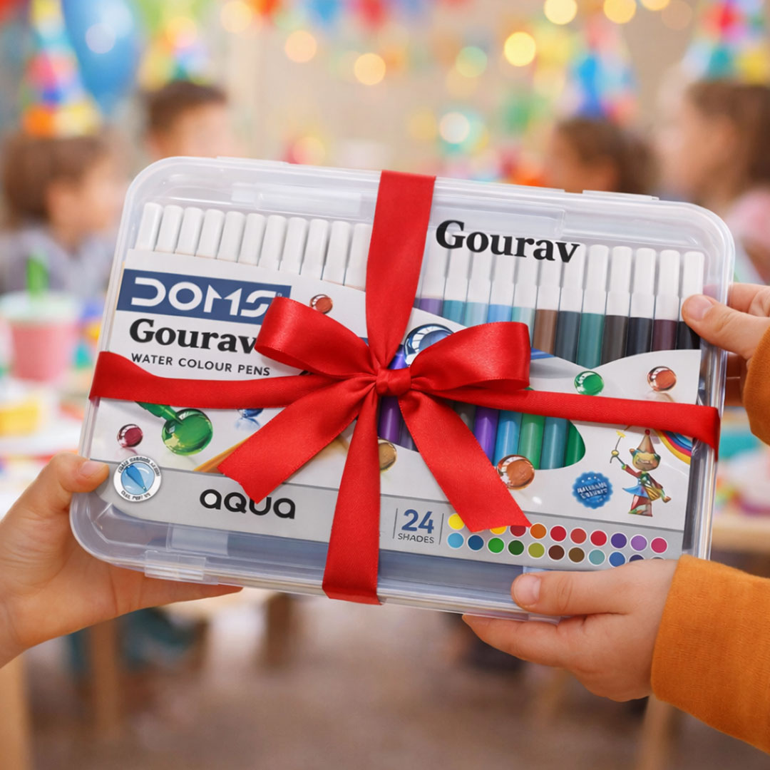 Personalized DOMS Aqua Watercolour Sketch Pen Set – 24 Shades | Love Craft Gifts