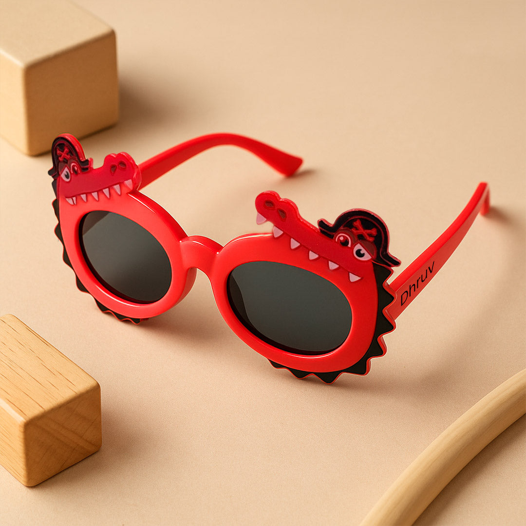 Customized Kids Dinosaur Sunglasses – Personalized Name Cartoon UV Shades | Love Craft Gifts