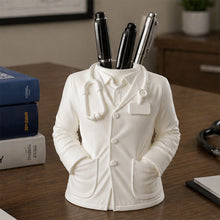 Personalized Medical Student Doctor Coat Pen Stand | Premium Desk Organizer Gift for MBBS Students