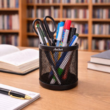 Personalized Metal Mesh Pen Stand | Premium Desk Organizer Gift for Students & Office