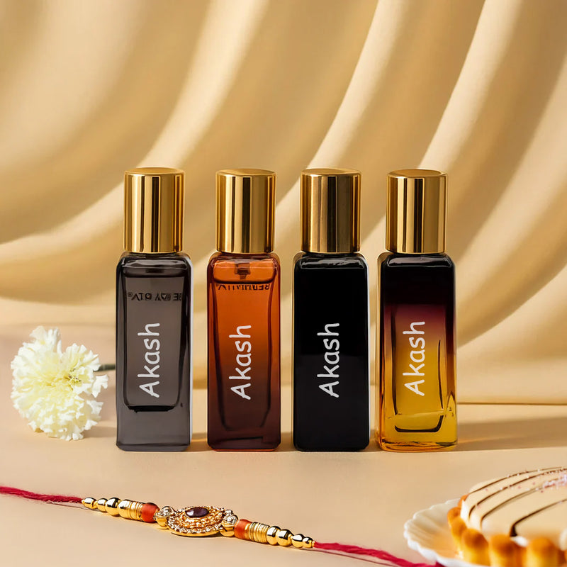 Raksha Bandhan Personalized Perfume Gift Box for Brother | Love Craft Gifts