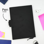Personalized A5 PU Leather Notebook with Custom Name | Premium Executive Journal Gift for Professionals, Students & Corporate Gifting - 5.8x8.3" | Love Craft Gifts™