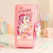 Personalized Unicorn Pencil Pouch – Pink