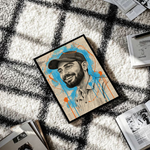 Custom Illustrated Portrait Wall Art – Personalized Modern Artwork | Love Craft Gifts