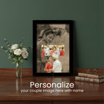 Personalized Wedding Photo Frame – Custom Couple Wall Art | Love Craft Gifts