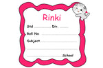 Pink Kitty Name Slips 
