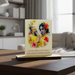 Premanand Maharaj LED Acrylic Lamp with Warm Light (5 × 6.5 Inch) | Love Craft Gifts