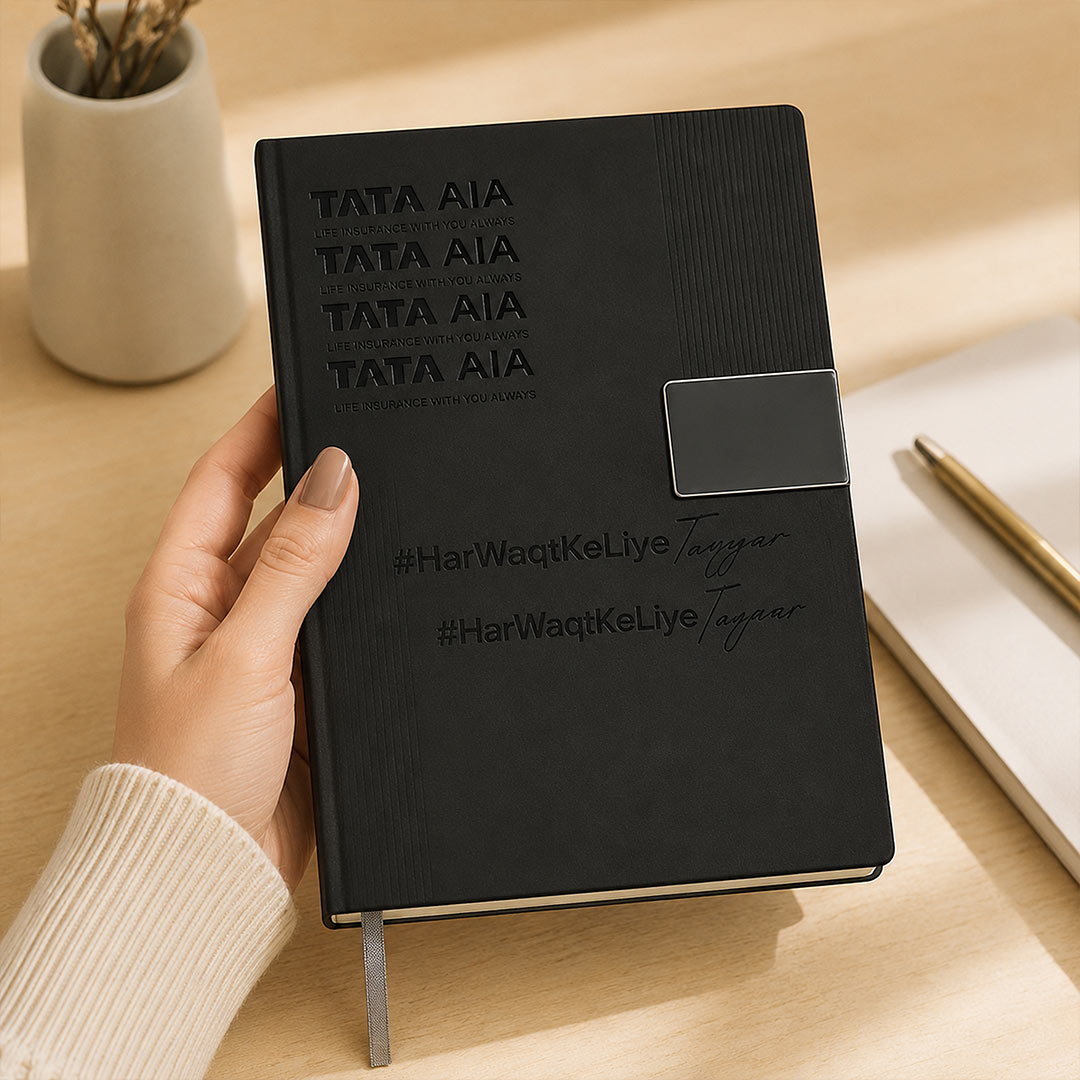 Personalized Executive Diary with Custom Text Engraving | Premium Hardbound Journal Gift for Professionals, Office Use & Corporate Gifting - A5 | Love Craft Gifts™