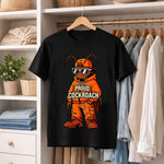 Proud Cockroach Graphic T-Shirt for Men & Women | Viral Gen Z Satirical Streetwear Tee Inspired by Internet Meme Culture - Black | Available in S, M, L, XL & XXL | Love Craft Gifts™