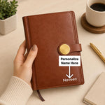 Personalized A4 Executive Diary with Custom Name & Logo | Premium Office Journal Gift for Professionals, Employees & Corporate Gifting - A4 | Love Craft Gifts™