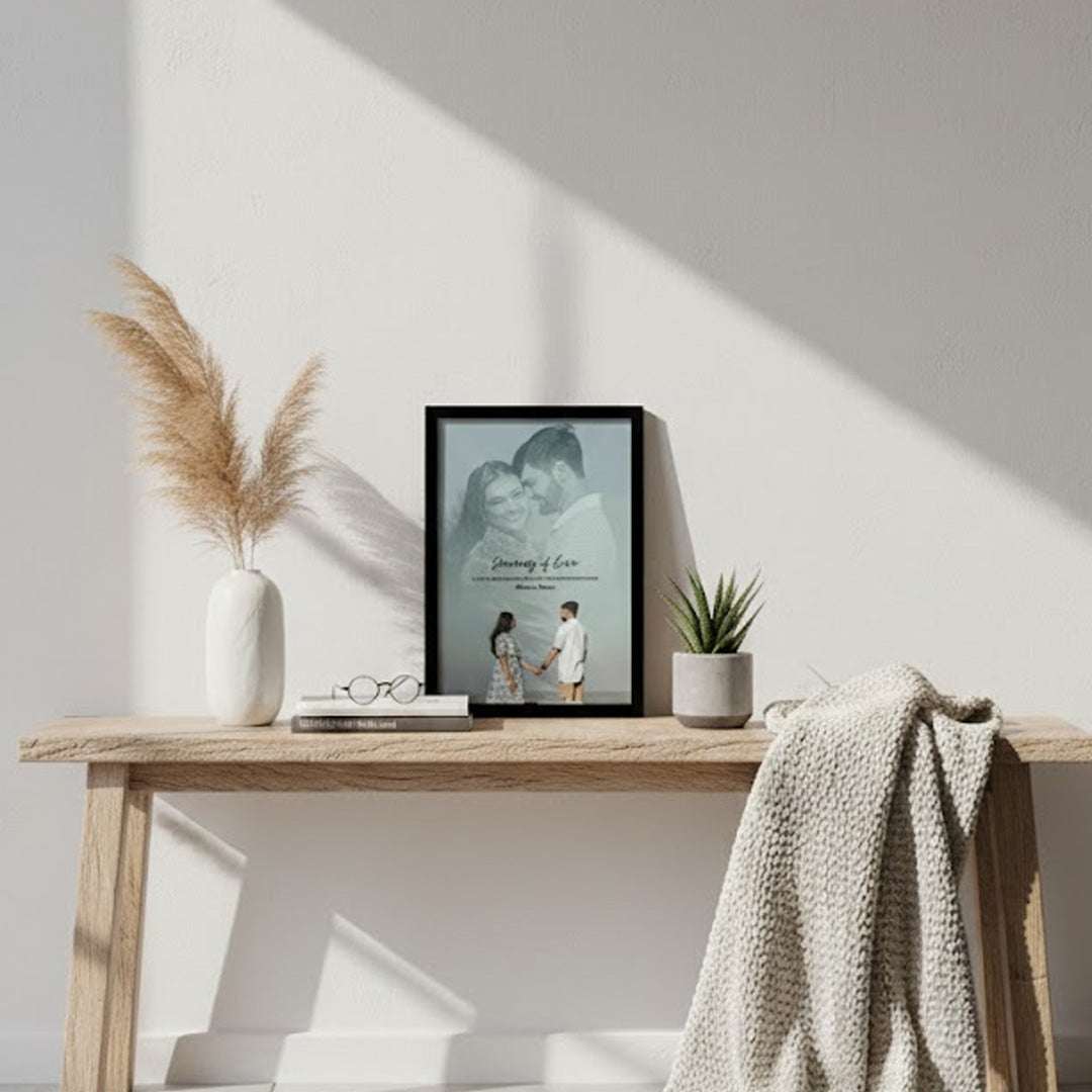 Personalized “Journey of Love” Couple Photo Frame | Love Craft Gifts