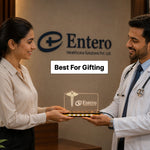 Personalized Healthcare LED Acrylic Name Plate with Custom Logo & Name | Professional Medical Office Desk Décor Gift - 8x6" | Love Craft Gifts™