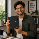 Personalized A5 PU Leather Notebook with Custom Name | Premium Executive Journal Gift for Professionals, Students & Corporate Gifting - 5.8x8.3" | Love Craft Gifts™