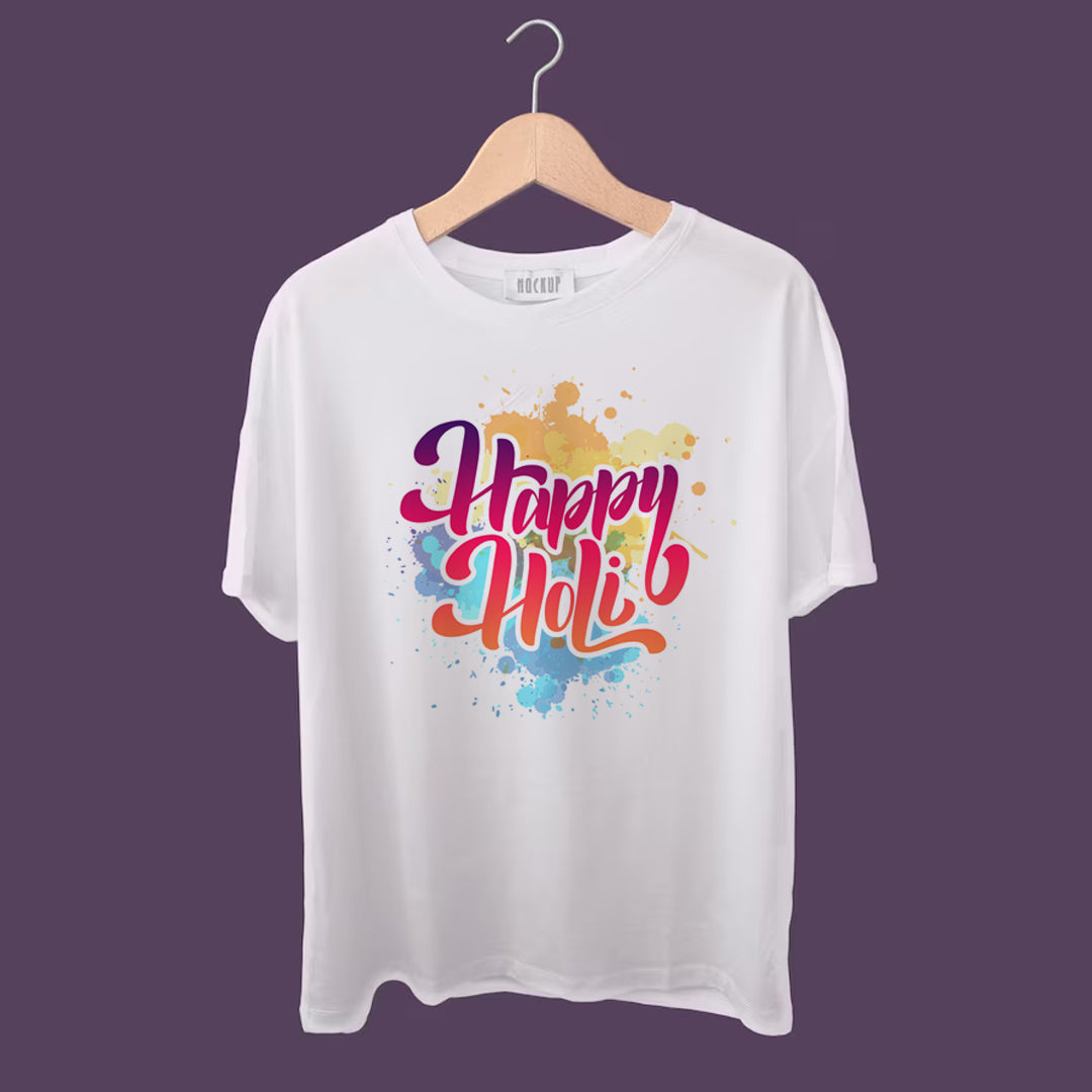 Custom Holi T-shirt 2025