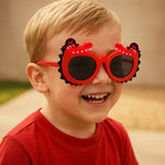 Customized Kids Dinosaur Sunglasses – Personalized Name Cartoon UV Shades | Love Craft Gifts