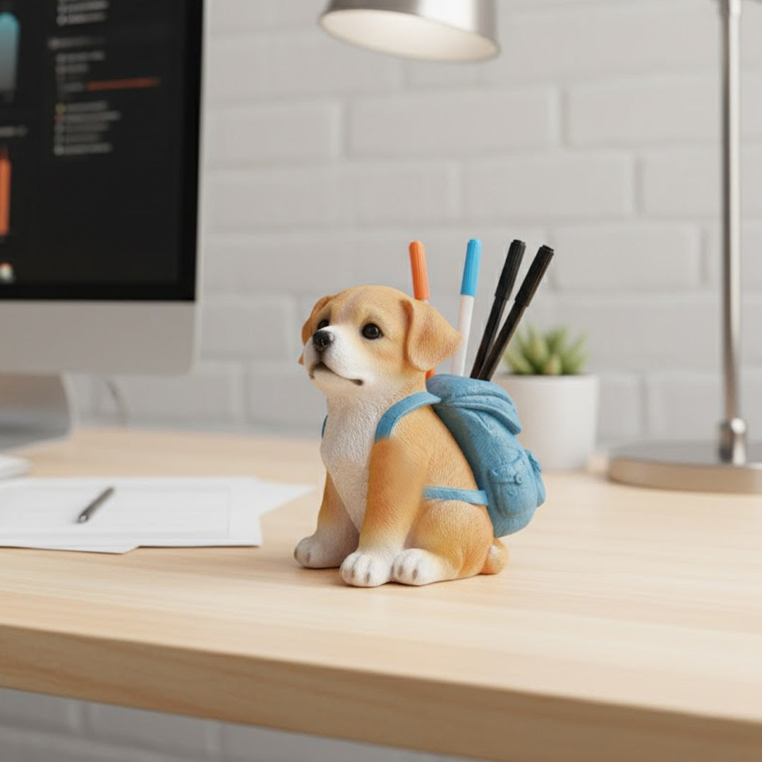 Cute Puppy Pen Stand – 20×14×10 cm | Love Craft Gifts