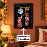 Romantic Karwa Chauth Couple Collage Frame | Personalized Gift | Love Craft Gifts™