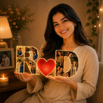 Personalized Couple LED Photo Lamp 10x4" | Romantic Table Top Gift | Love Craft Gifts™