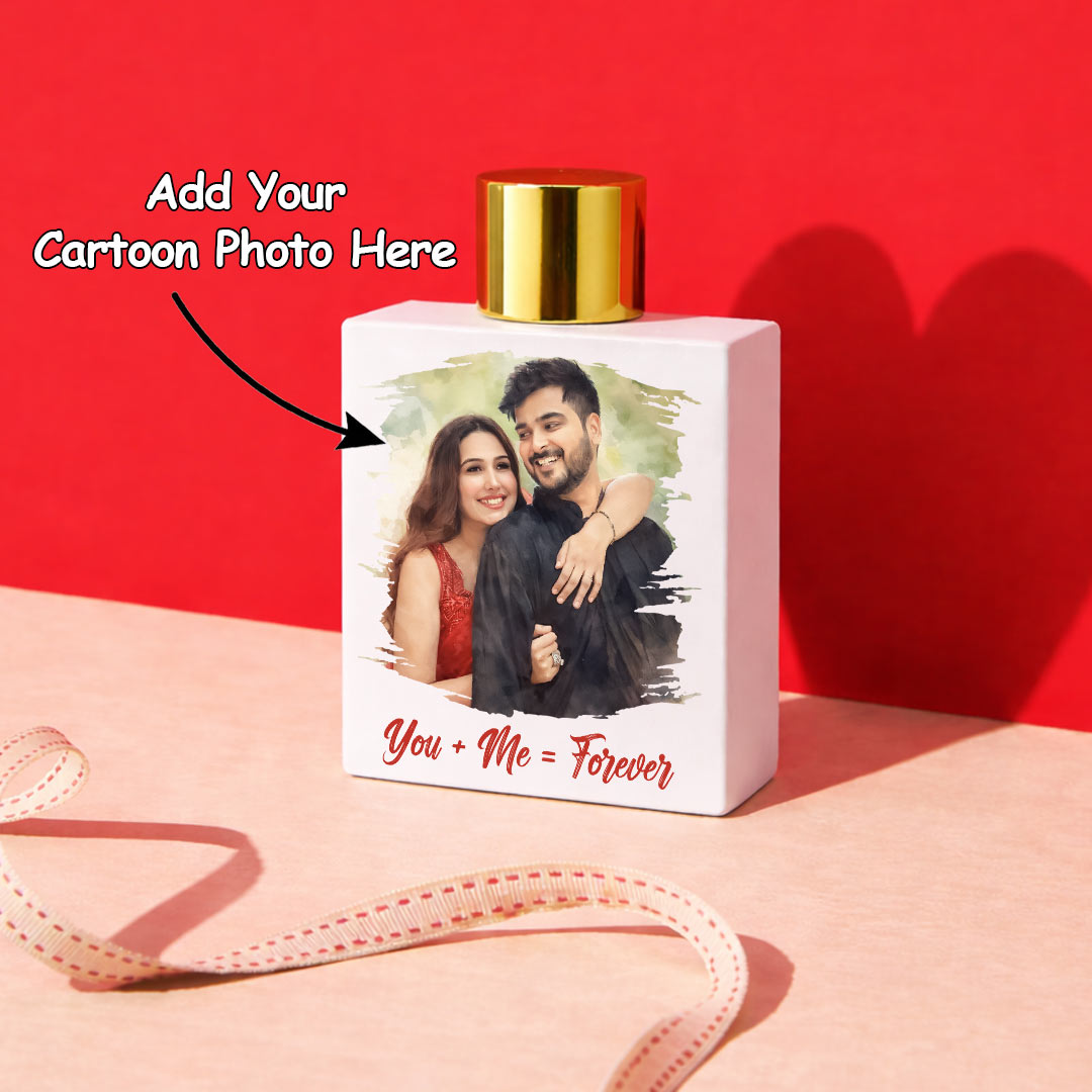 You + Me = Forever – Personalized Couple Perfume (100ml Eau De Parfum) | Love Craft Gifts