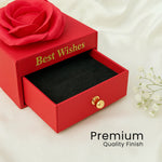 Luxury Red Gift Box with Drawer – Premium Rose Top & Best Wishes Text| Love Craft Gifts