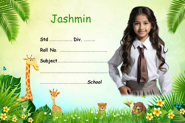 School Dress Name Slip
