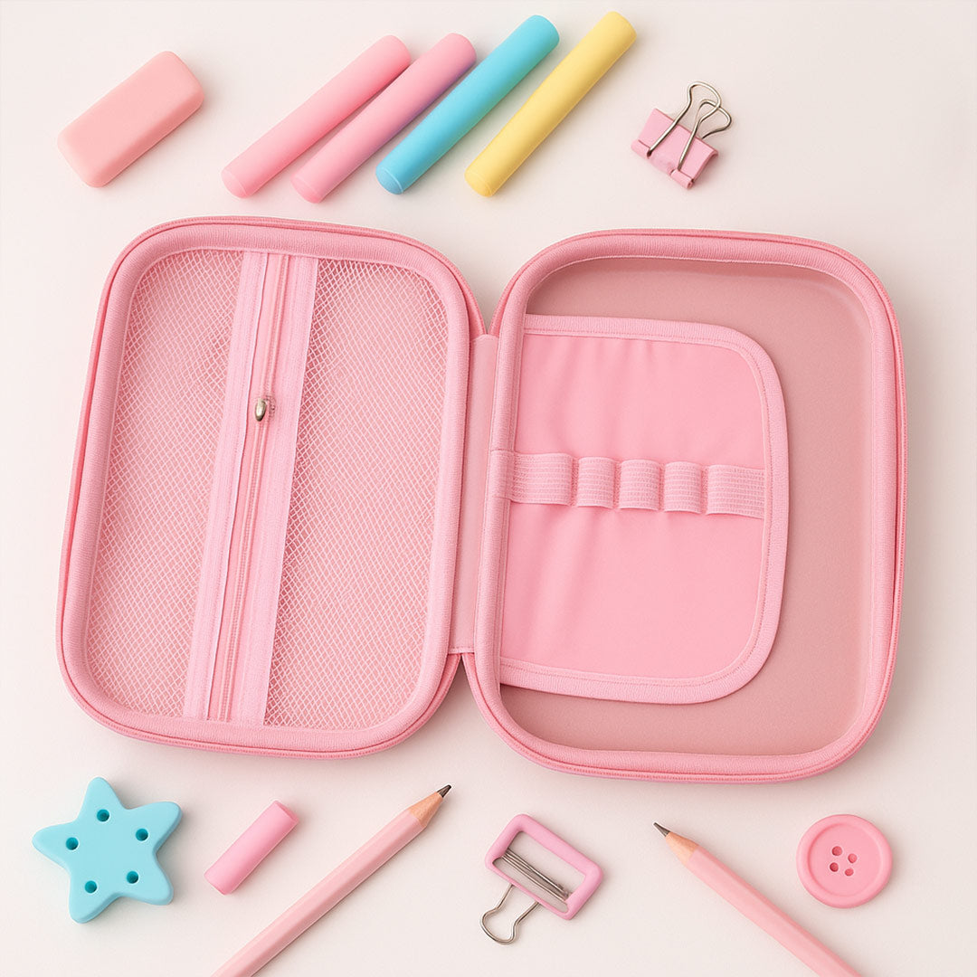 Personalized Unicorn Music Pencil Case with Name – Zipper Pouch for Kids | Love Craft Gifts