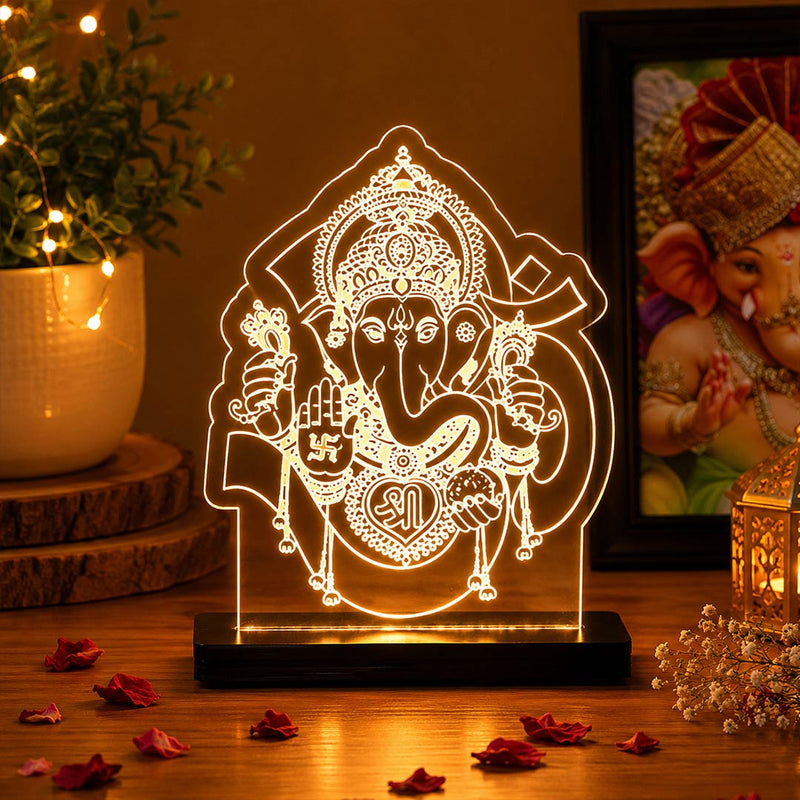 Ganesha Ji Car Dashboard Lamp