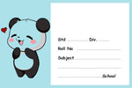 Simple Panda Name Slips