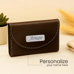 Premium Personalized Leather Card Holder – Elegant Business Card Case | Love Craft Gifts