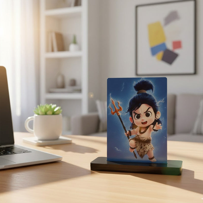 Baby Shiv Ji Acrylic Table Lamp (2.5×3.5 Inch) | Love Craft Gifts