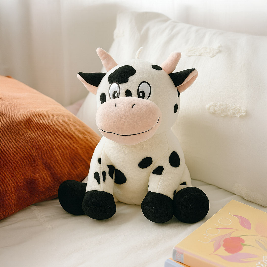 Happy Cow Plush Toy – Soft & Spotted | Love Craft Gifts