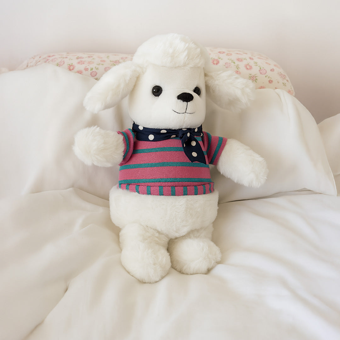 Fluffy Puppy Plush Toy with Shirt & Scarf | Love Craft Gifts