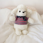 Fluffy Puppy Plush Toy with Shirt & Scarf | Love Craft Gifts