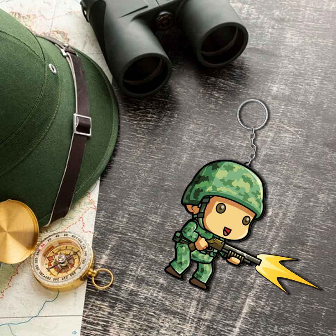 ARMY KEYCHAIN OR KEYRING | Love Craft Gifts