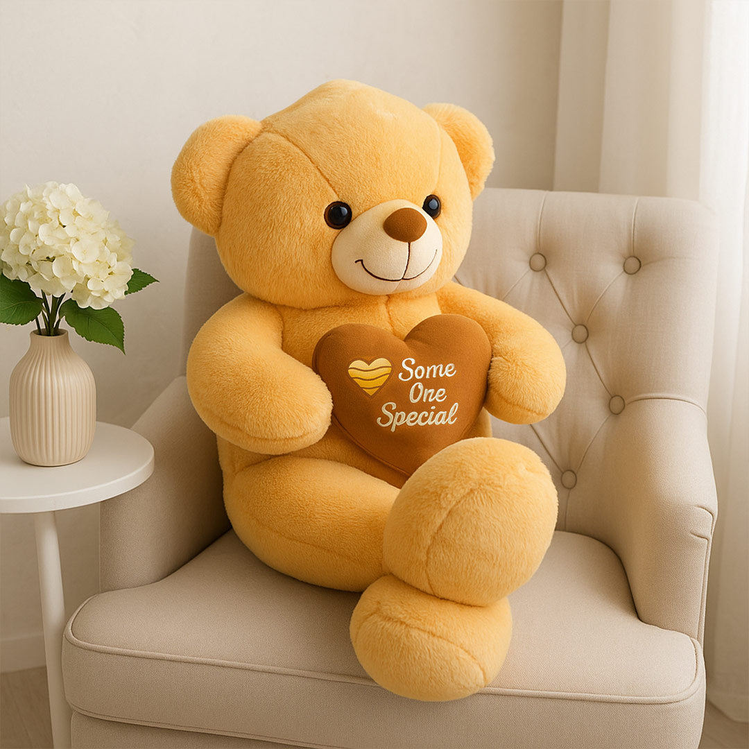 Someone Special Teddy Bear Plush – Heart Holding Gift for Loved Ones | Love Craft Gifts