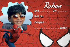 SpiderMan Personalized Name Slips