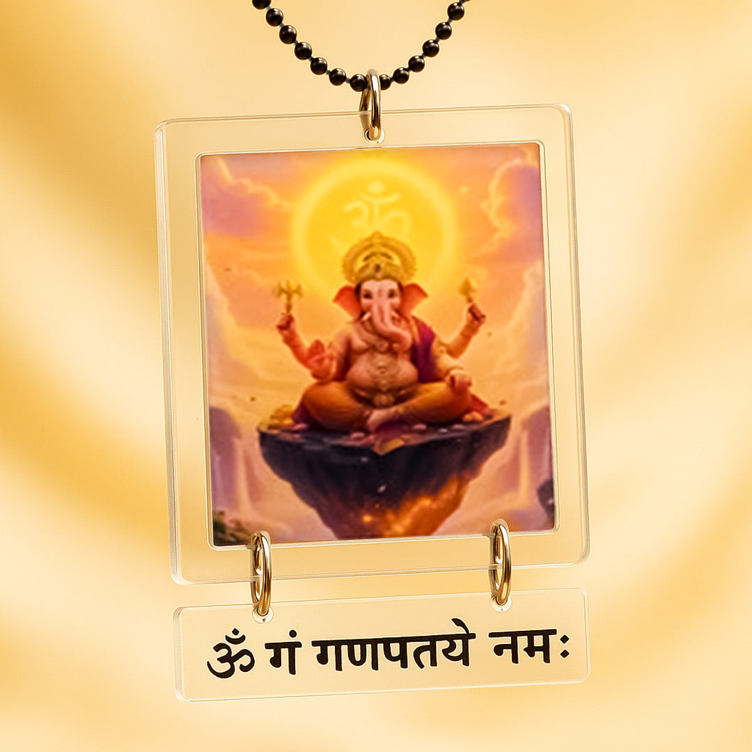 Ganesh Ji Car Hanger – 2×3" | Love Craft Gifts