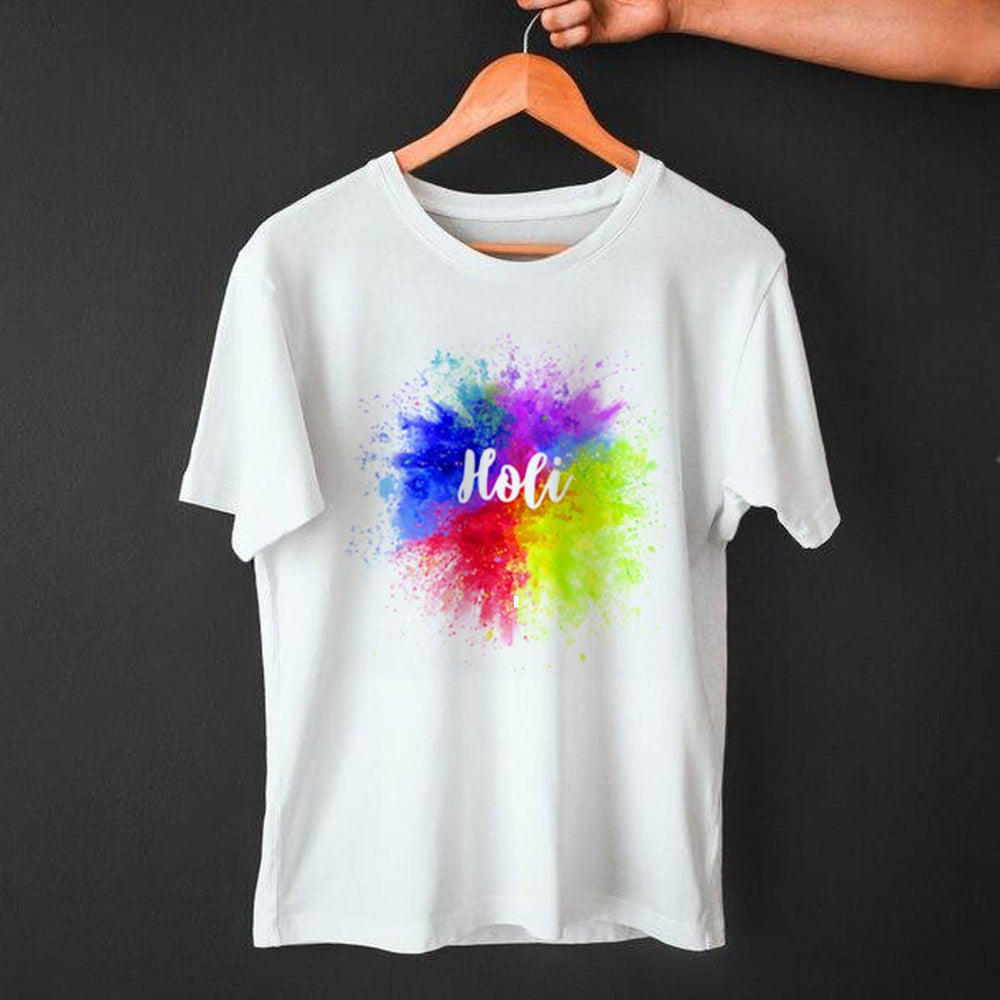 Custom Holi T-shirt 2025