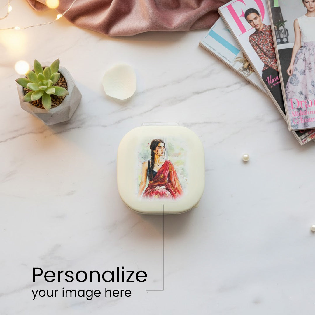 Personalized Square Bangle Box with Watercolor Art | Love Craft Gifts