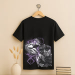 Dark Warrior Anime T-Shirt – Back Print Graphic Tee | Love Craft Gifts