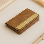 Premium Personalized Leather Business Card Holder | Love Craft Gifts