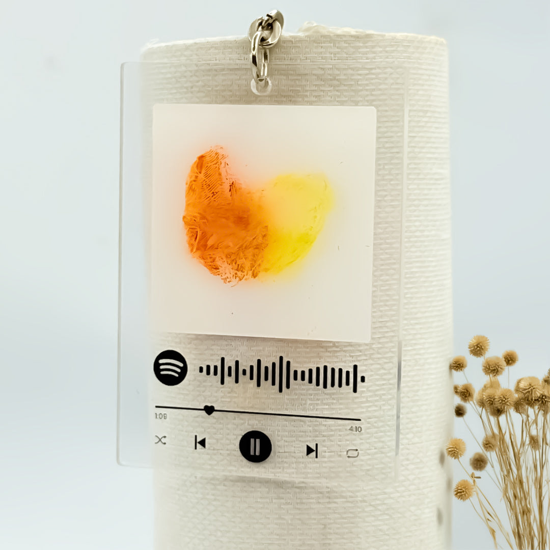 Thumbprint Key Chain | Love  Craft Gifts