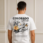 Colorado Springs Graphic T-Shirt – Nature-Inspired Back Print Tee | Love Craft Gifts