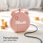 Personalized Cute Bear Mini Fan & Mirror | Love Craft Gifts