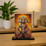 Panchmukhi Hanuman Acrylic Car Dashboard Frame – UV Printed 4×6 Inch Spiritual Dashboard Decor