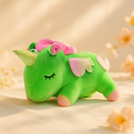 Green Unicorn Plush Toy – Soft Winged Stuffed Animal for Kids | Love Craft Gifts